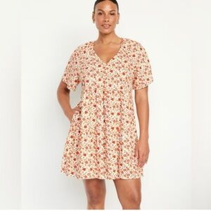 Old Navy Floral Babydoll Dress